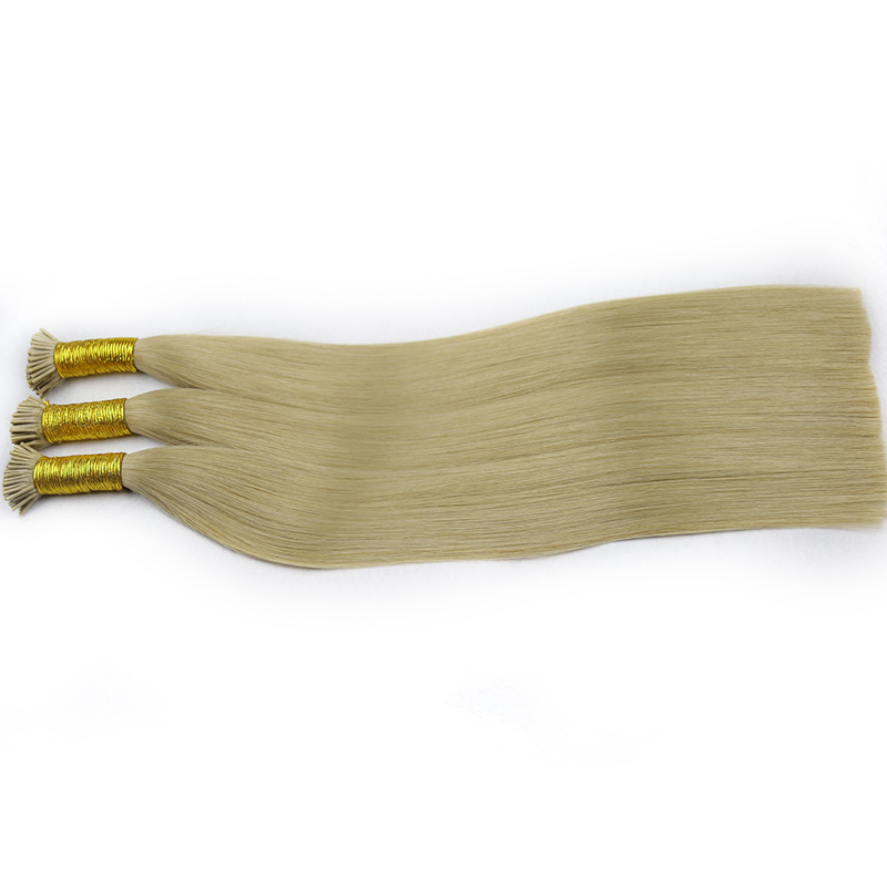 Wholesale Italian Keratin Glue Bond I Tip Hair Extensions Human Hair Remy Keratin Hair Extensions